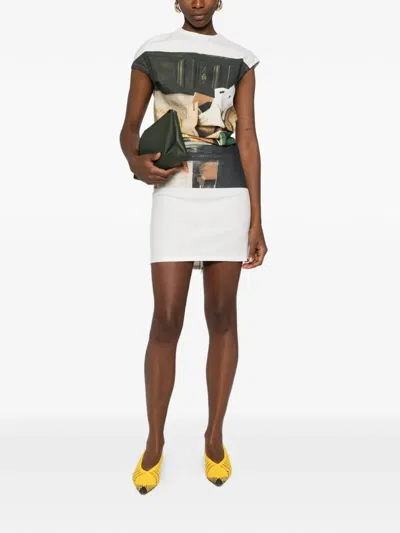 Issey Miyake Street View Graphic Print Dress In Multi