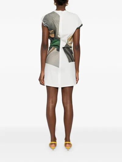 Issey Miyake Street View Graphic Print Dress In Multi