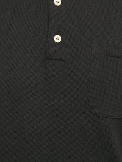 Pre-owned Gucci Gg-detail Polo Shirt In Black