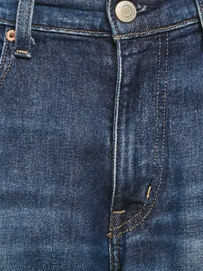 Pre-owned Ralph Lauren Logo-embroidered Jeans In Blue