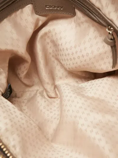 Pre-owned Dkny Vintage 2010s Leather Satchel Bag In Green