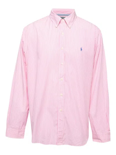 Pre-owned Ralph Lauren Vintage Striped Shirt In Pink
