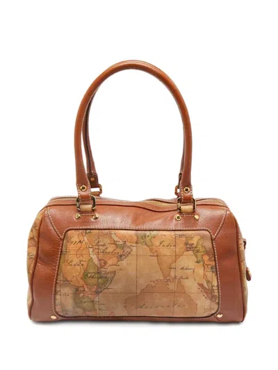 Pre-owned Alviero Martini 1° Classe 1160973 Tan In Brown