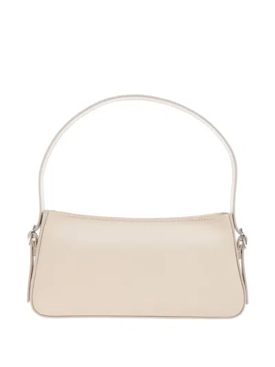Coperni Panelled Leather Shoulder Bag In Neutral