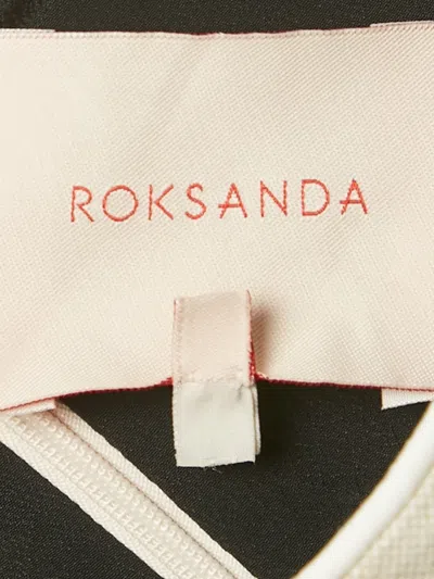 Pre-owned Roksanda Colour-block Pencil Skirt In Neutral