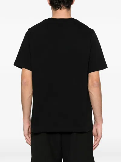 Casablanca Warped Logo Classic T-shirt In Black