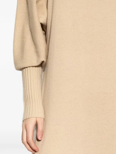 By Malene Birger Liv Ribbed Puff-sleeve Maxi Dress In Multi