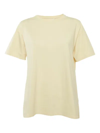 Pre-owned The Row Crew-neck Cotton T-shirt In Yellow