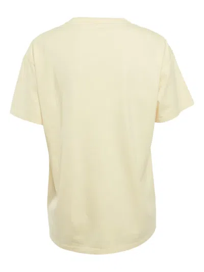 Pre-owned The Row Crew-neck Cotton T-shirt In Yellow