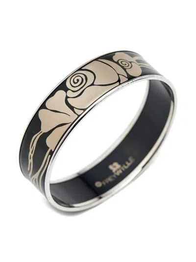 Pre-owned Weingrill Frey Wile Fire Bangle In Silver