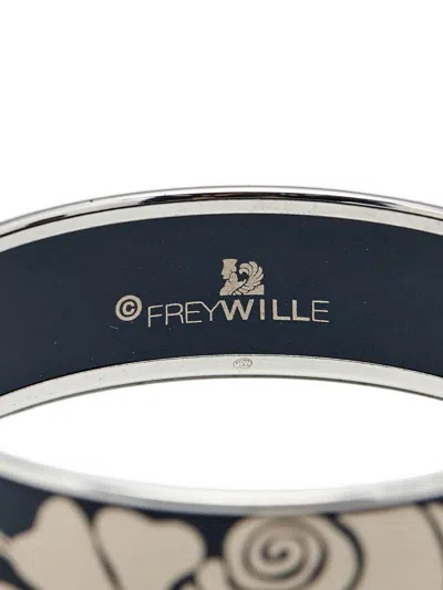 Pre-owned Weingrill Frey Wile Fire Bangle In Silver