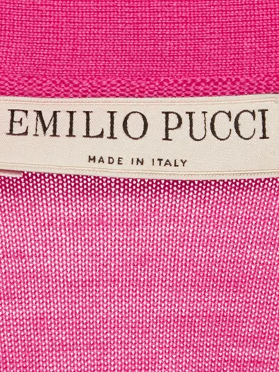 Pre-owned Pucci Floral-print Cardigan In Neutral