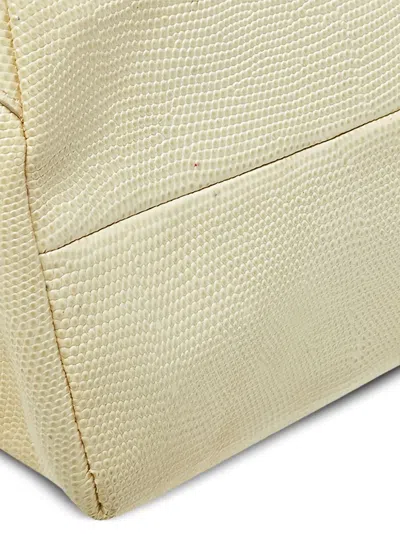 Pre-owned Escada 1990s Lizard-embossed Leather Bag In Neutral