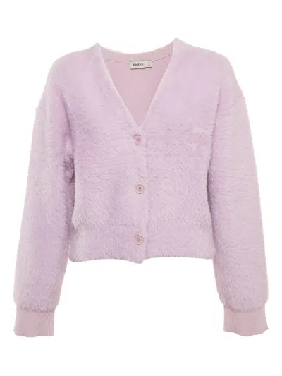 Pre-owned Simkhai 2000s Faux-fur Cardigan In Pink