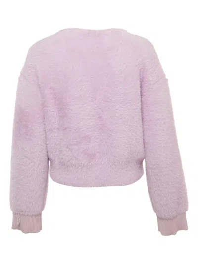 Pre-owned Simkhai 2000s Faux-fur Cardigan In Pink