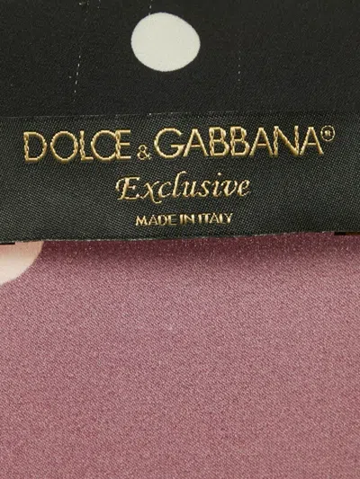 Pre-owned Dolce & Gabbana Rose-print Polka-dot Shirt In Red