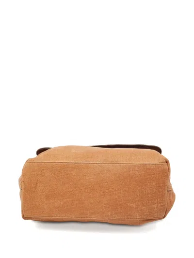 Pre-owned Mulberry Edie Textured Leather Tote Bag In Brown