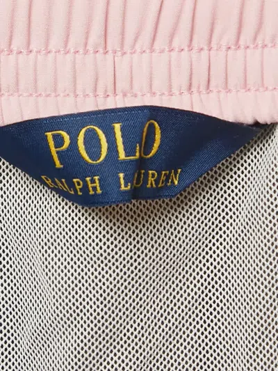 Pre-owned Polo Ralph Lauren Logo-embroidered Swim Shorts In Gray
