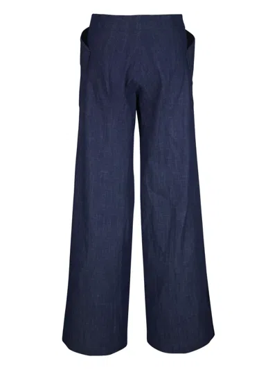 Zero + Maria Cornejo Eda Patch-pocket Jeans In Multi