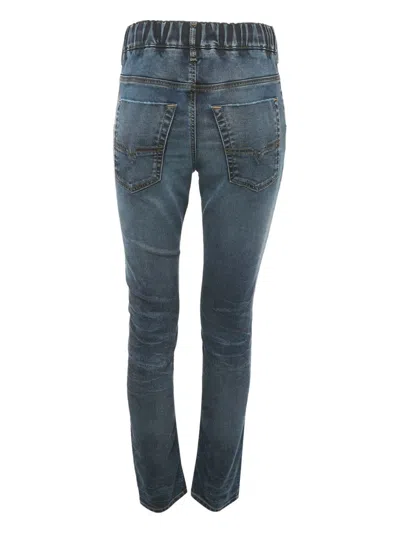 Pre-owned Diesel 2000s Drawstring-waist Jeans In Blue