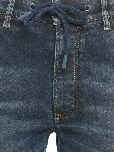 Pre-owned Diesel 2000s Drawstring-waist Jeans In Blue