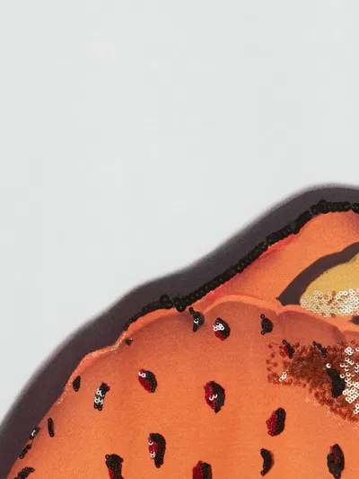 Pre-owned Louis Vuitton Sequin-embellished Leopard-print Dress In White