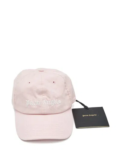 Pre-owned Palm Angels Logo-embroidered Baseball Hat In Pink