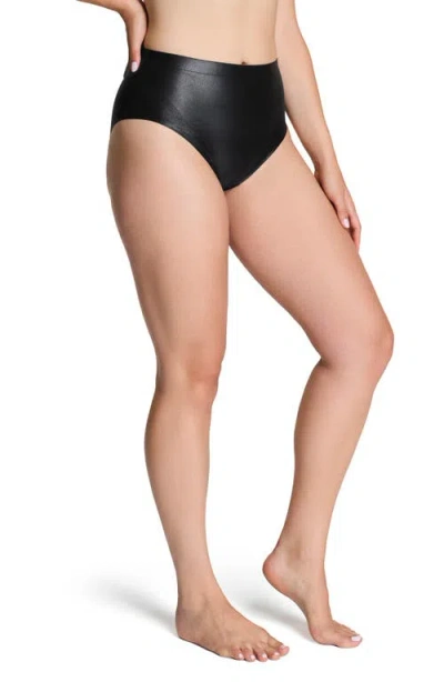 Spanx ® Shape™ Luxeshine Briefs In Black