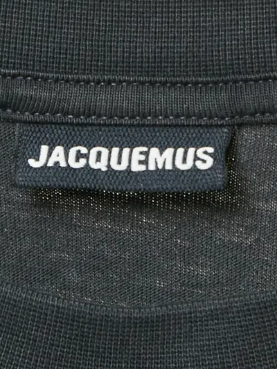 Pre-owned Jacquemus Logo-detail T-shirt In Blue