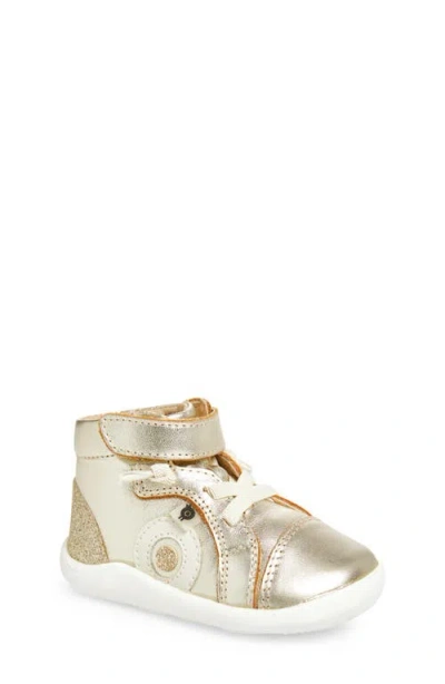 Old Soles Pushka Metallic High Top Sneaker In Gold