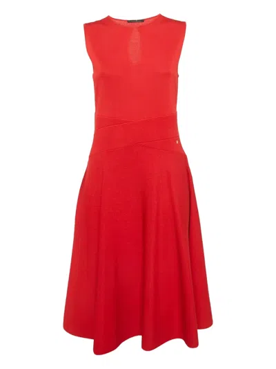 Pre-owned Carolina Herrera Sleeveless Dress In Red