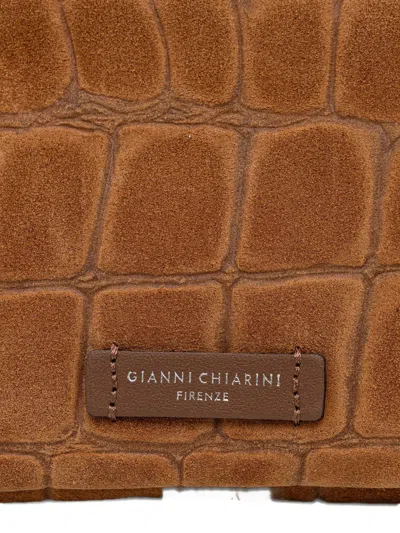 Gianni Chiarini Nora Cross Body Bag In Orange