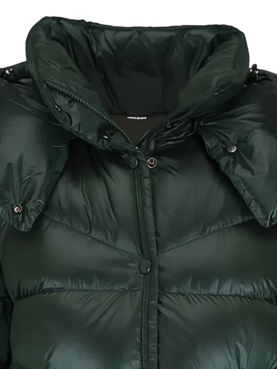 Bogner Xally Hooded Quilted Jacket In Green