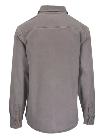 双口袋衬衫式夹克