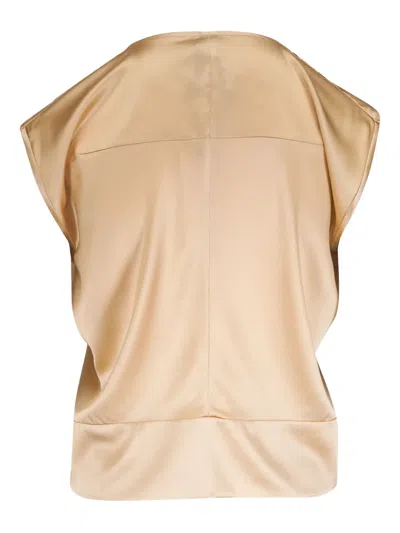 Zero + Maria Cornejo V-neck Blouse In Neutral