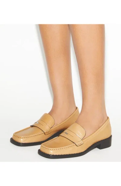 Tory Burch Square-toe Loafer In Brown