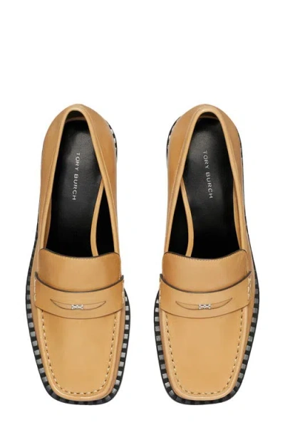 Tory Burch Square-toe Loafer In Brown