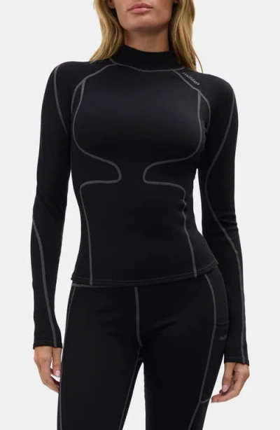 Halfdays Fay Base Layer Top In Black