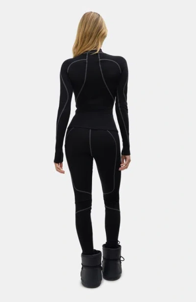 Halfdays Fay Base Layer Top In Black