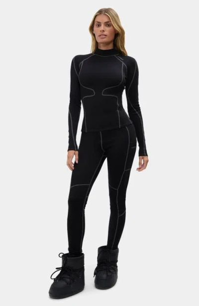 Halfdays Hallie High Waist Leggings In Black