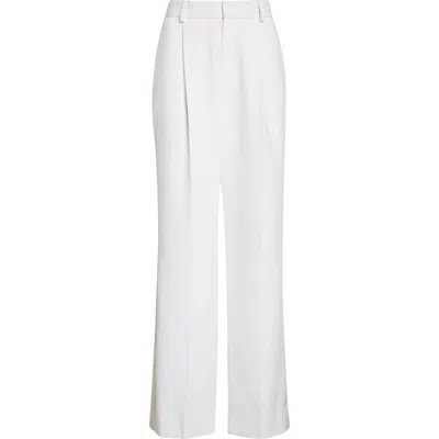 Victoria Beckham Tailored Straight Leg Trousers In White