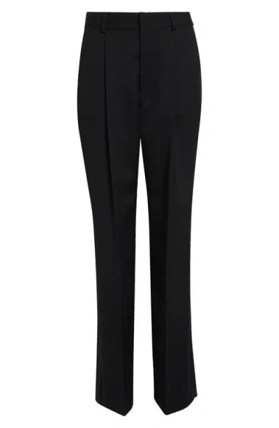 Victoria Beckham Tailored Straight Leg Trousers In Black