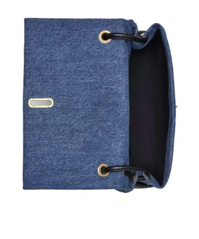 Marc Jacobs The Trinket Charm Denim Large Dual Bag In Brown