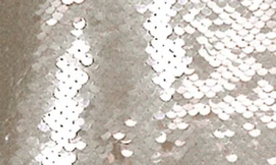 Deluc Logan Sequin Top In Silver