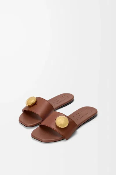Loewe Logo Slippers In Multi