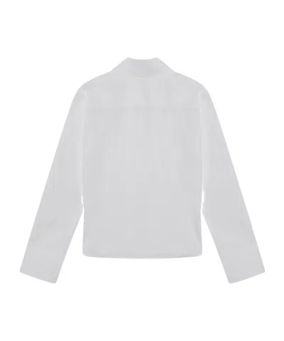 Attico Asymmetrical Button Shirt In White