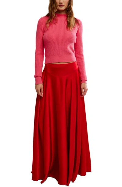 Free People Even After Rib Sweater In Pink