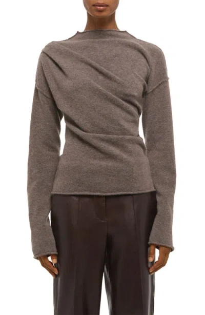 Helmut Lang Funnel Neck Sweater In Multi