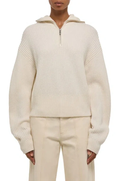 Helmut Lang Balaclava Quarter Zip Hoodie In Multi