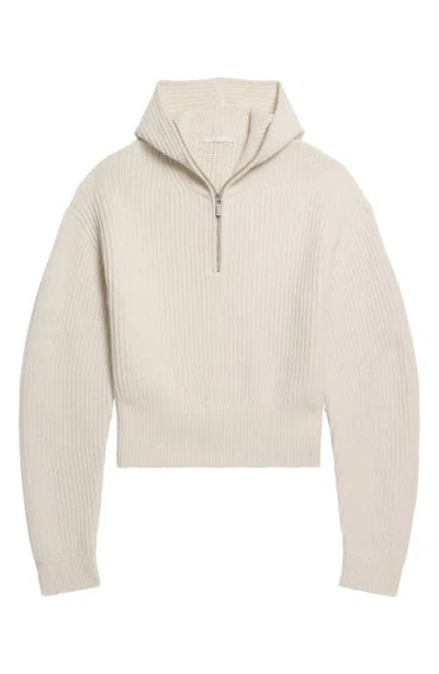 Helmut Lang Balaclava Quarter Zip Hoodie In Multi